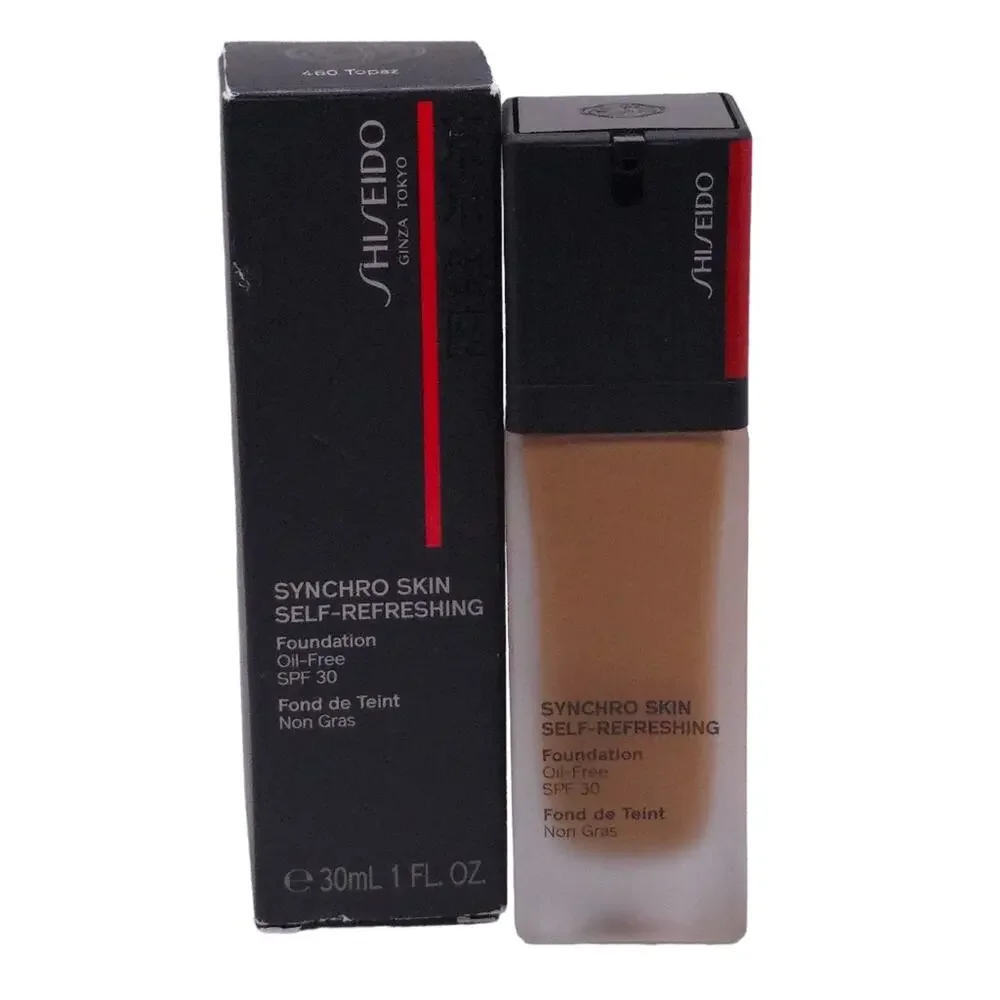 Shiseido Synchro Skin Self-Refreshing Foundation SPF 30 Oil Free 460 Topaz